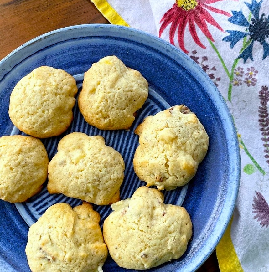 Old Fashioned pineapple drop cookies like grandma made