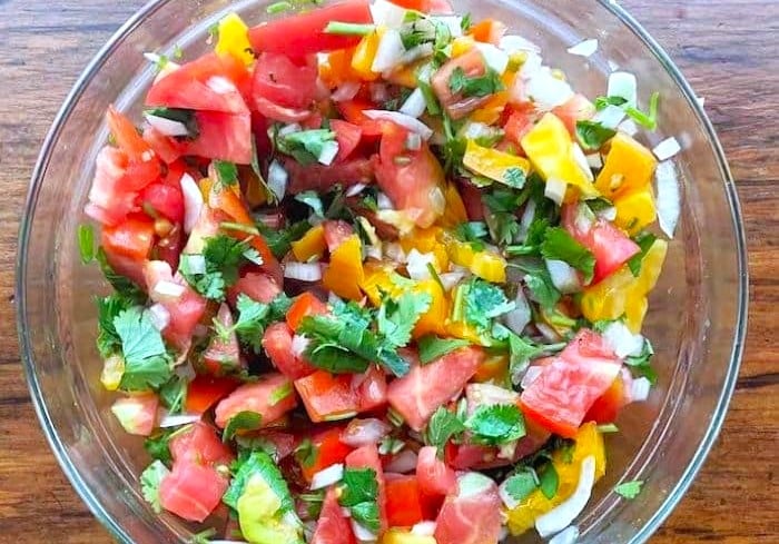 fresh Pico de Gallo salsa