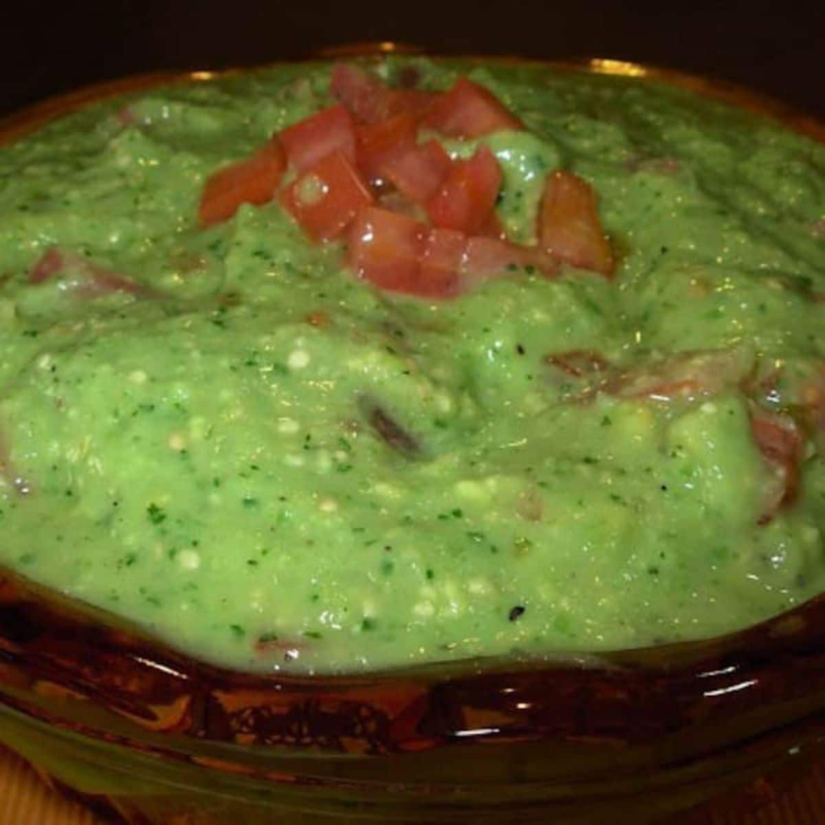 guacamole made with tomatillos