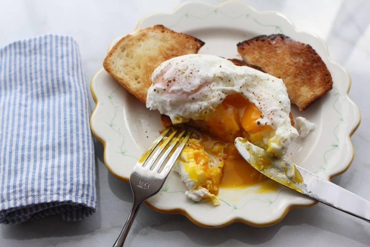 poached eggs