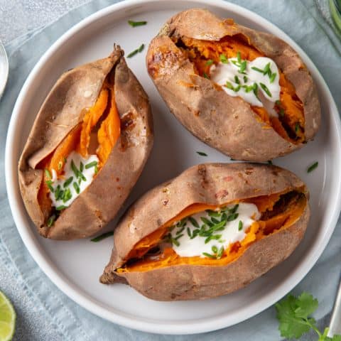 Image for Air Fryer Baked Sweet Potatoes