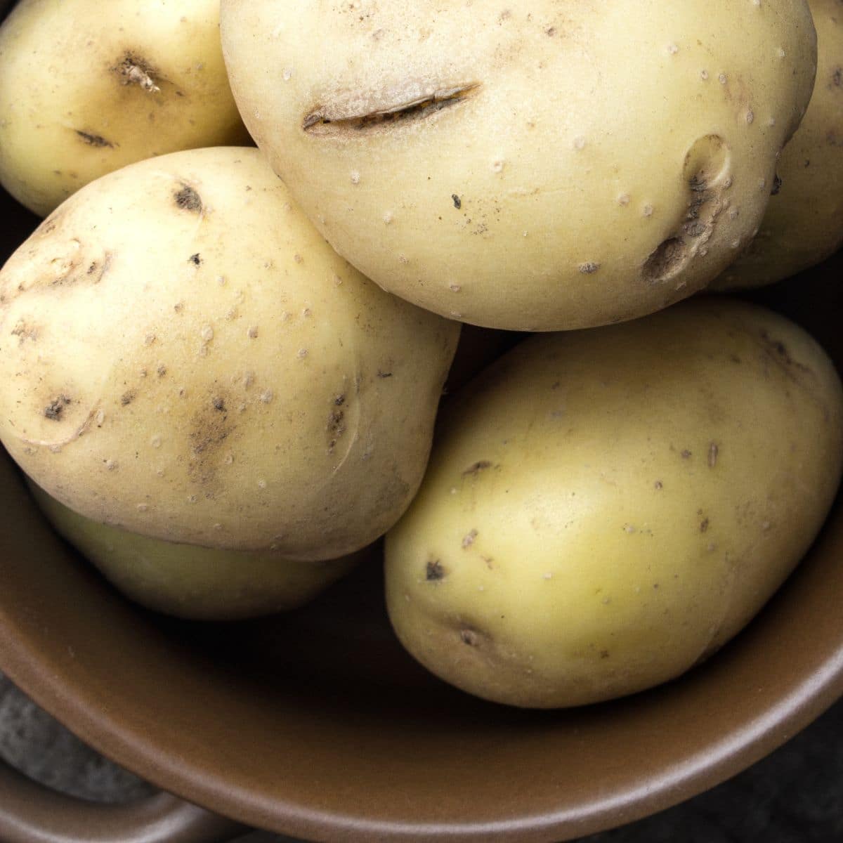 potatoes in a bowl