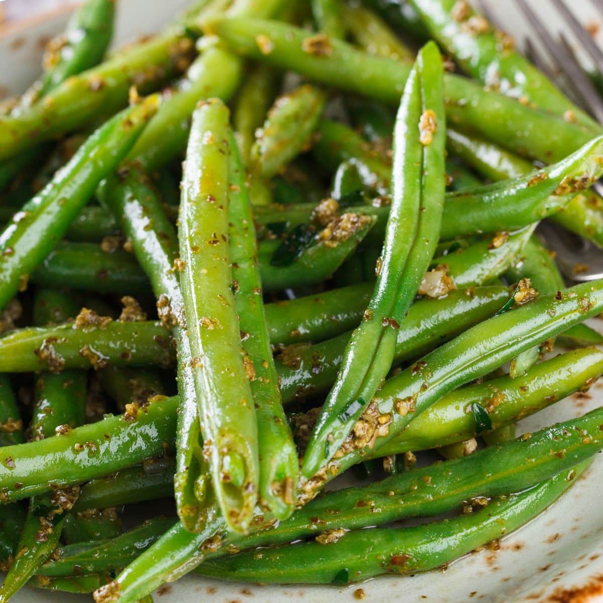 cooked green beans