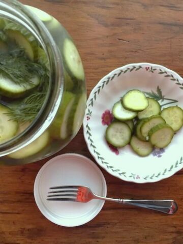 refrigerator dill pickles 3