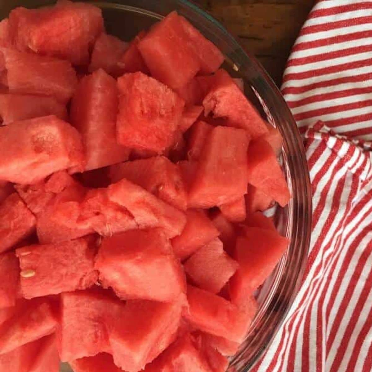 watermelon chunks