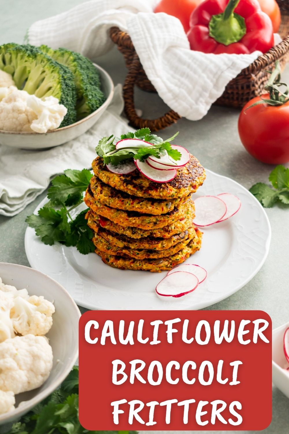 cauliflower broccoli fritters