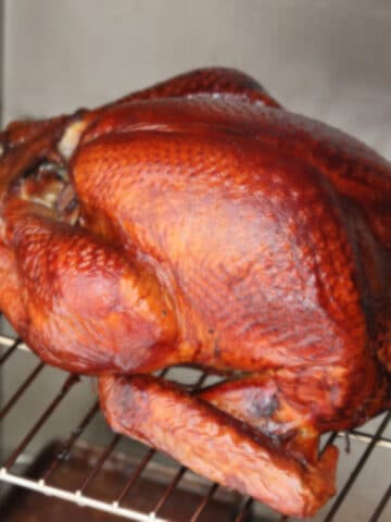 smoked turkey in electric smoker