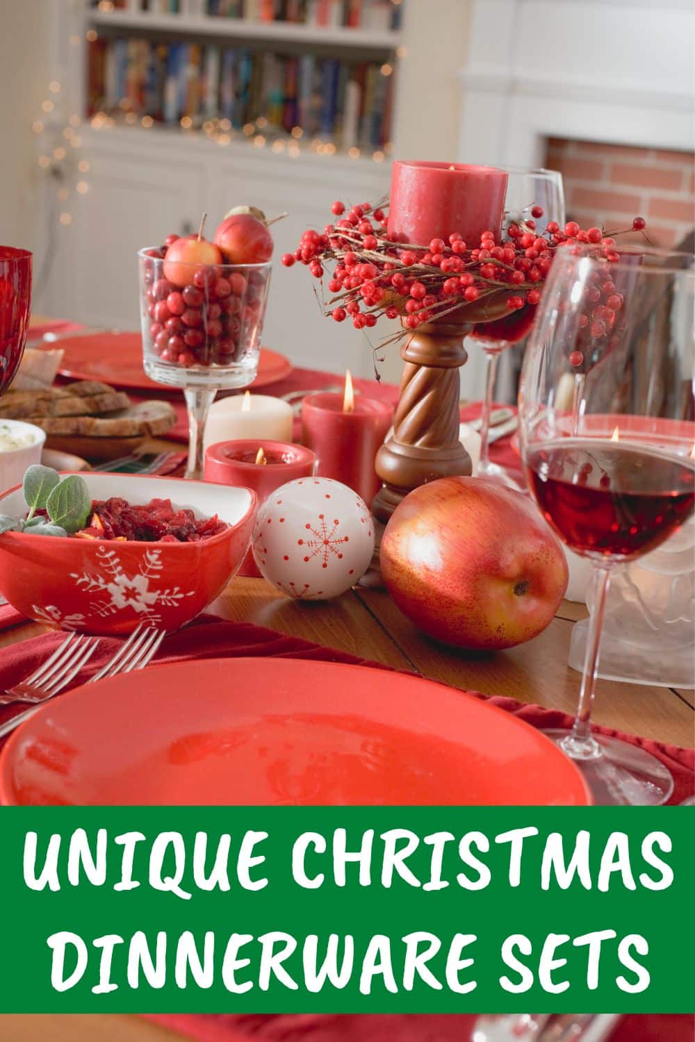 Unique Christmas dinnerware sets.