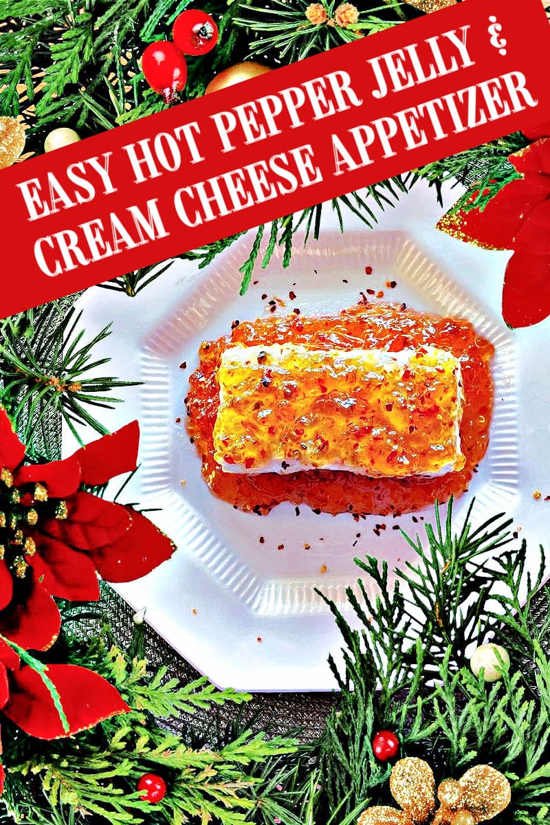 easy hot pepper and cream cheese appetizer