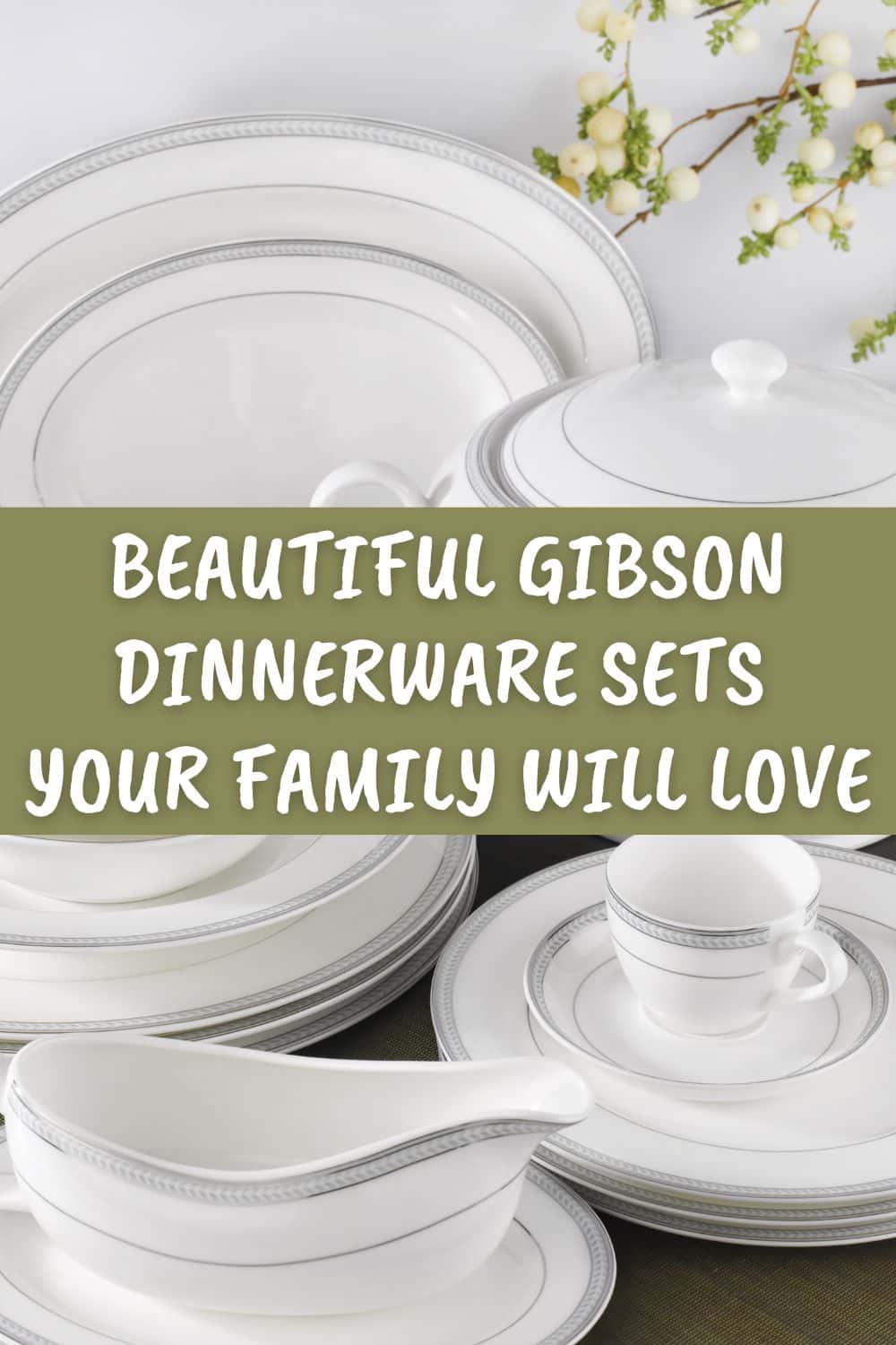 Beautiful dinnerware sets your family will love.