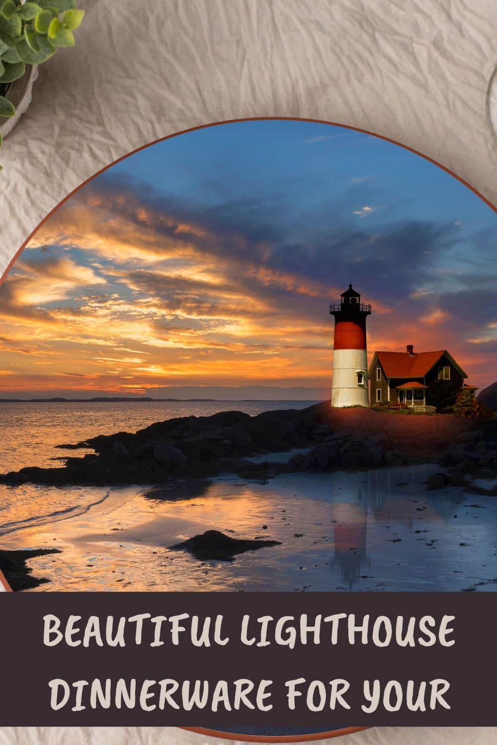 Lighthouse dinnerware best sale