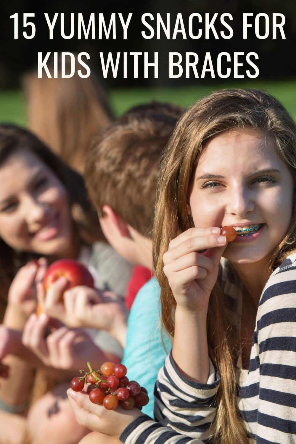 15 yummy snacks for kids with braces.