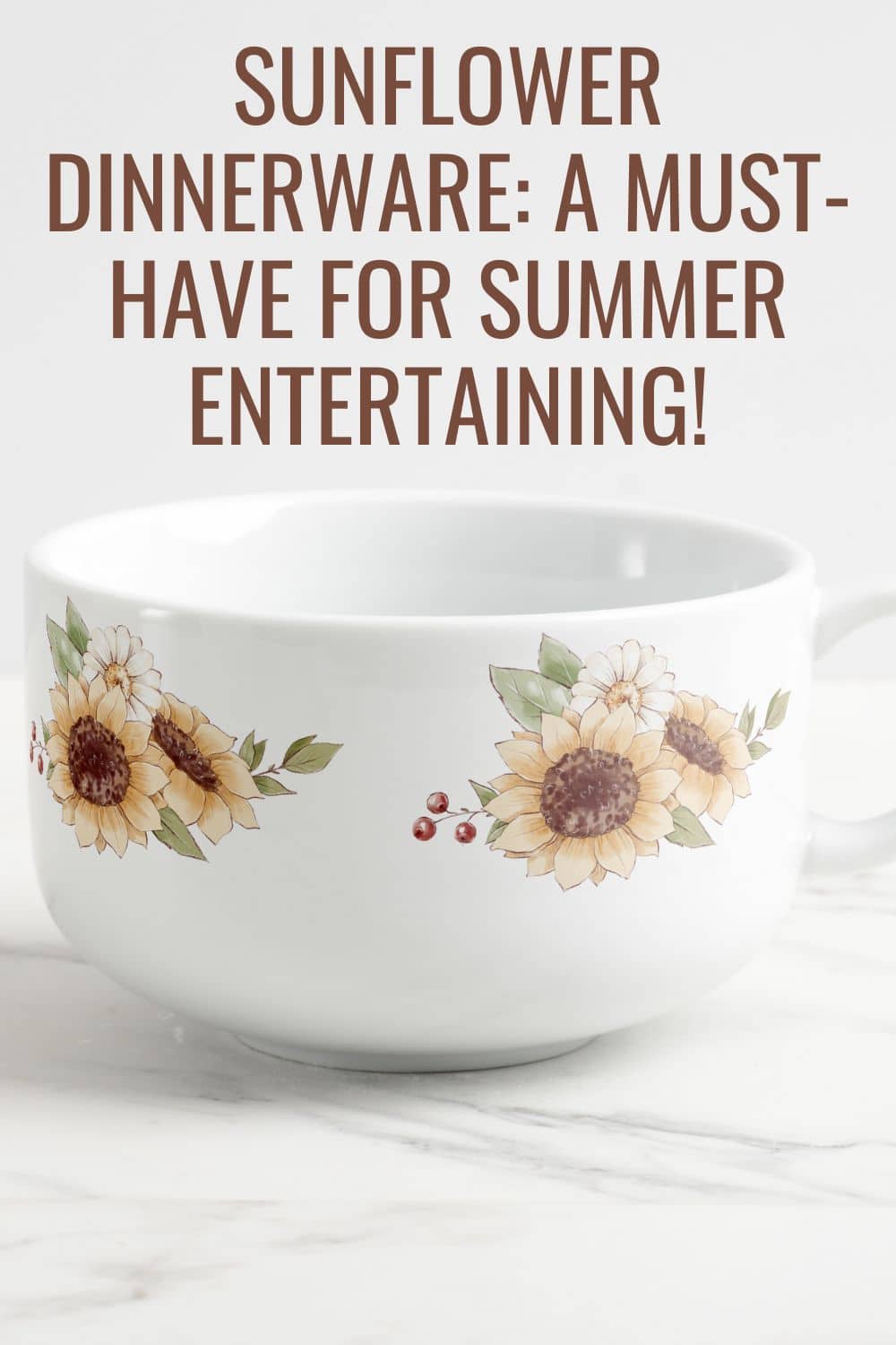 Sunflower Dinnerware: A Must-Have For Summer Entertaining