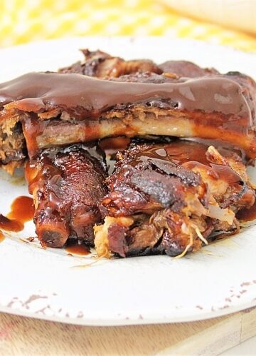 Instant Pot Country Style Ribs with Dry Rub and sauce