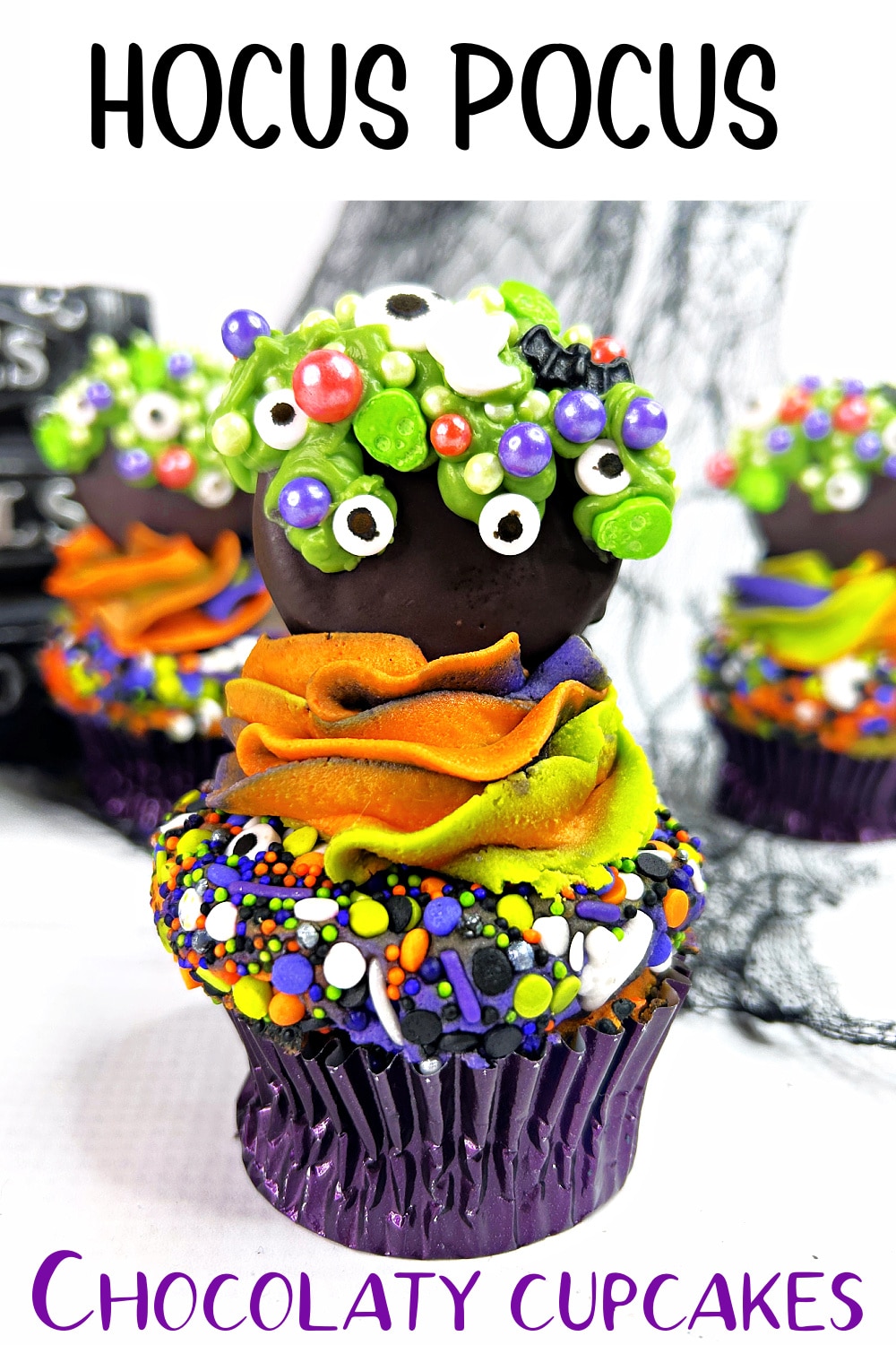 hocus pocus caudron cupcakes