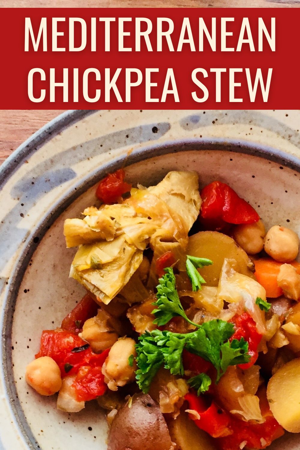 Mediterranean chickpea stew.