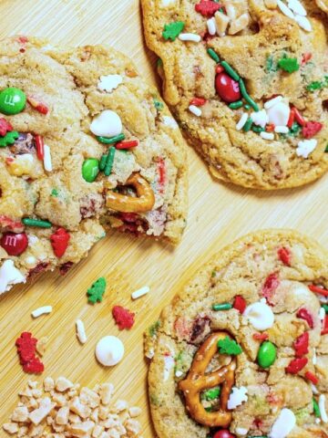 Santa Trash Cookies aka Christmas Kitchen Sink Cookies