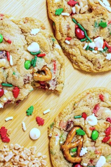 Santa Trash Cookies aka Christmas Kitchen Sink Cookies