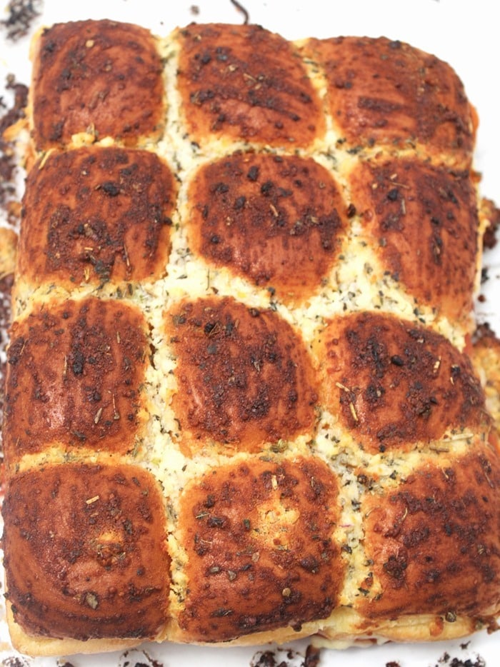 Pepperoni Pizza Sliders rolls