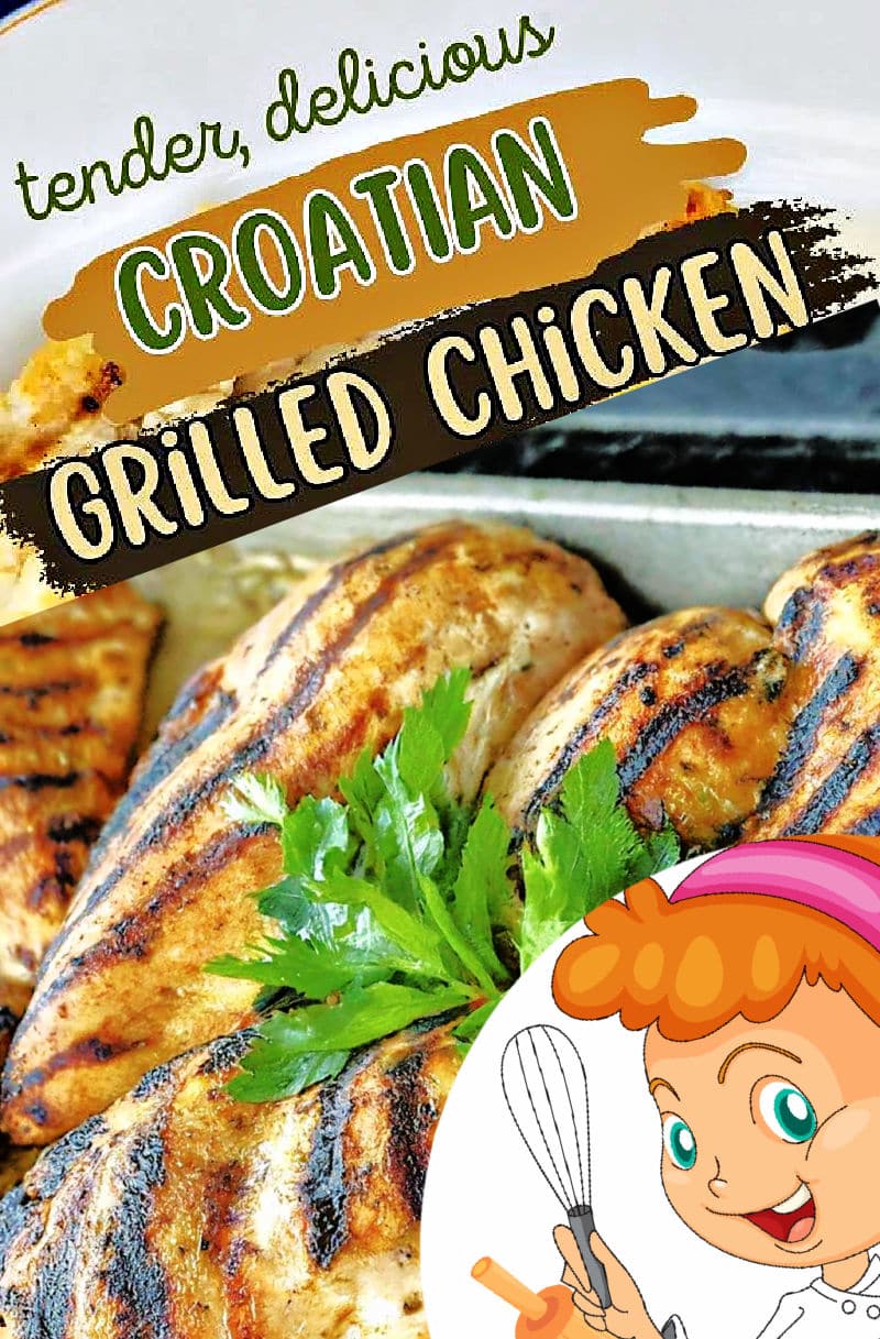 Croatian style grilled Chicken