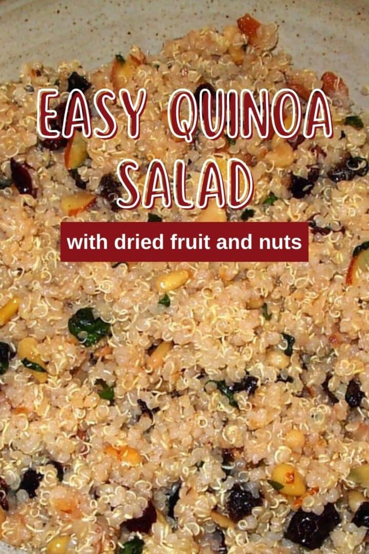 Easy Quinoa Salad With Dried Fruit And Nuts Recipe Idea Shop