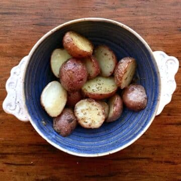 Oven roasted potatoes.