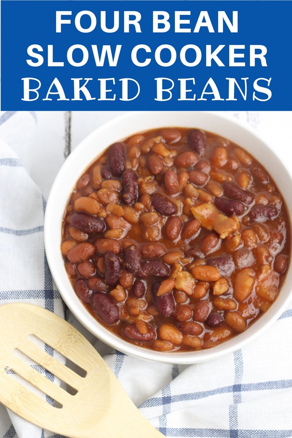 four bean slow cooker baked beans