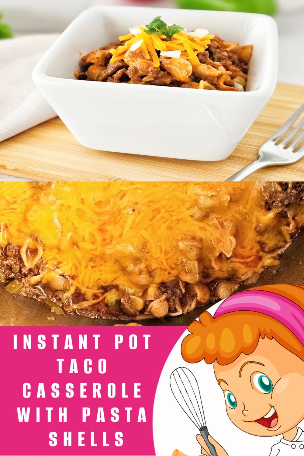 Family Favorite Instant Pot Taco Casserole With Pasta Shells