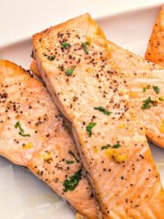 South Beach Diet lemon garlic salmon