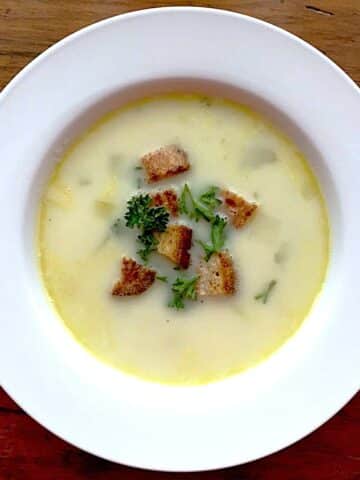 potato and leek soup