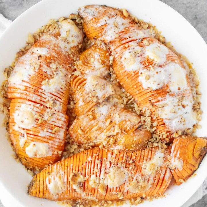 hasselback sweet potatoes