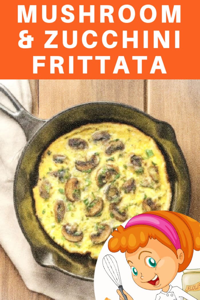 mushroom and zucchini frittata