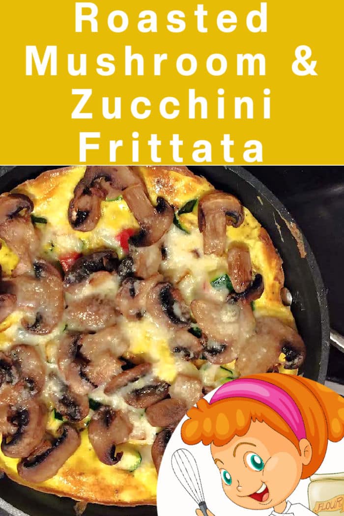 roasted mushroom and zucchini frittata recipe