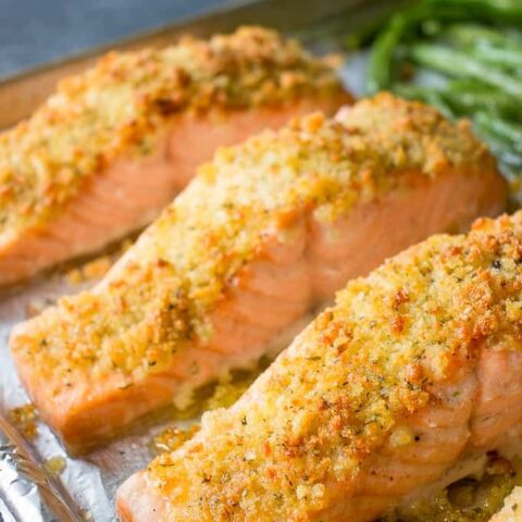salmon oreganata
