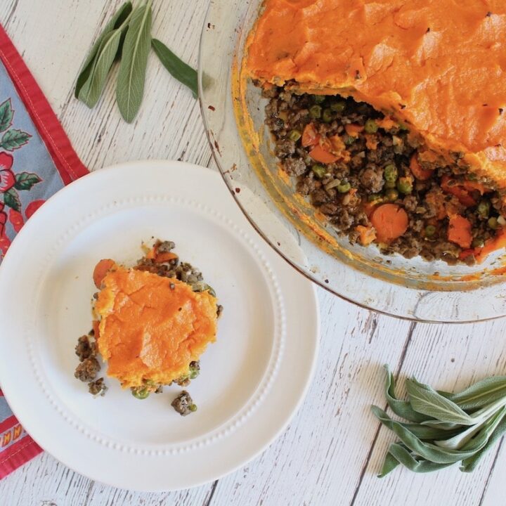 sweet potato shepherds pie