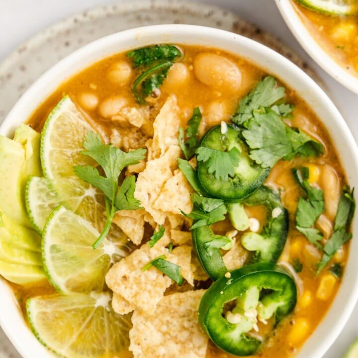 vegetarian white bean chili