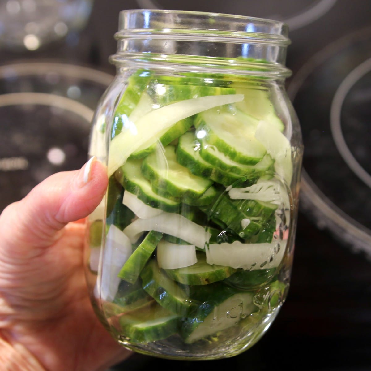 homemade refrigerator pickles or ice box pickles recipe 