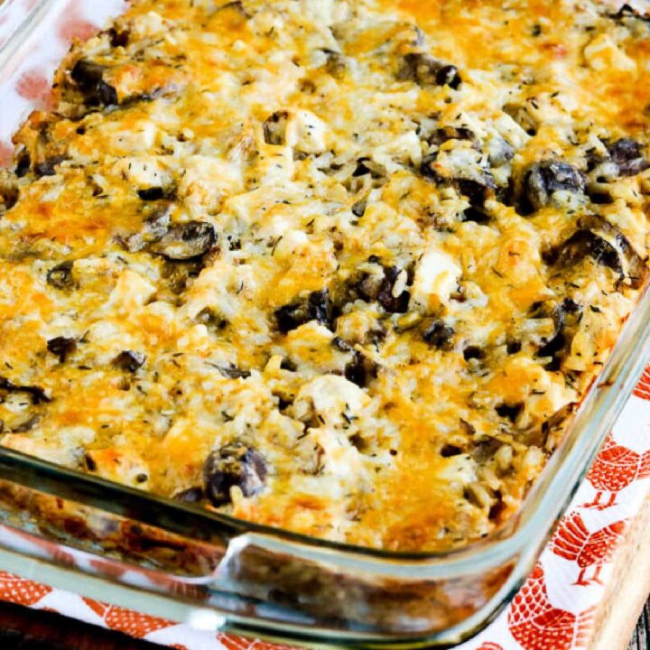 mushroom brown rice casserole