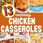 chicken casseroles with 6 images