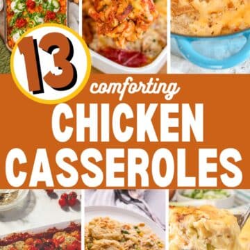 chicken casseroles with 6 images