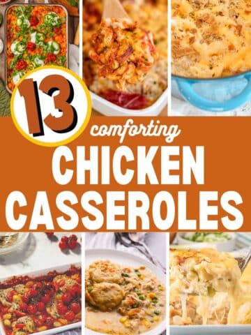 chicken casseroles with 6 images