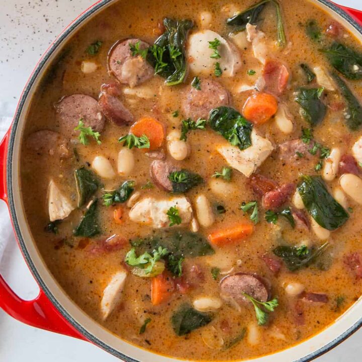 chicken sausage stew