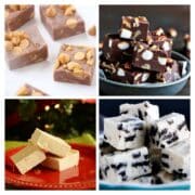 Fudge Recipes 4 image collage