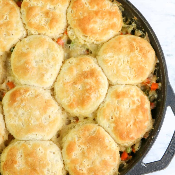 skillet turkey pot pie