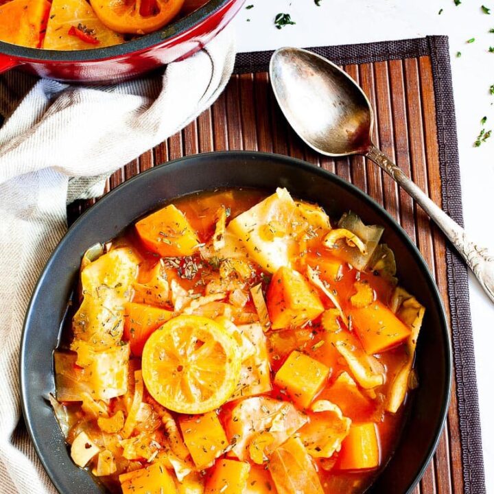 cabbage sweet potato soup