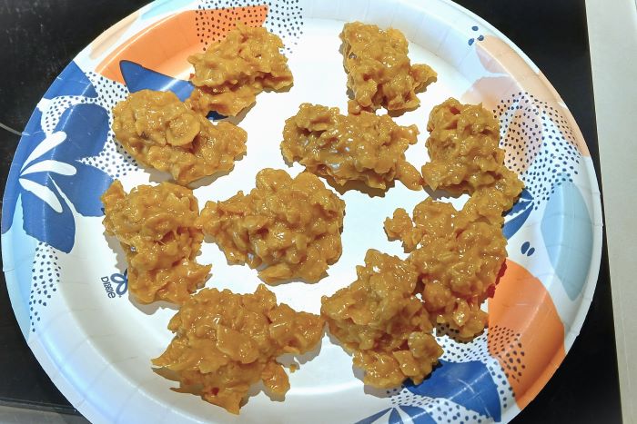 cornflake candy clusters are a favorite sweet treat