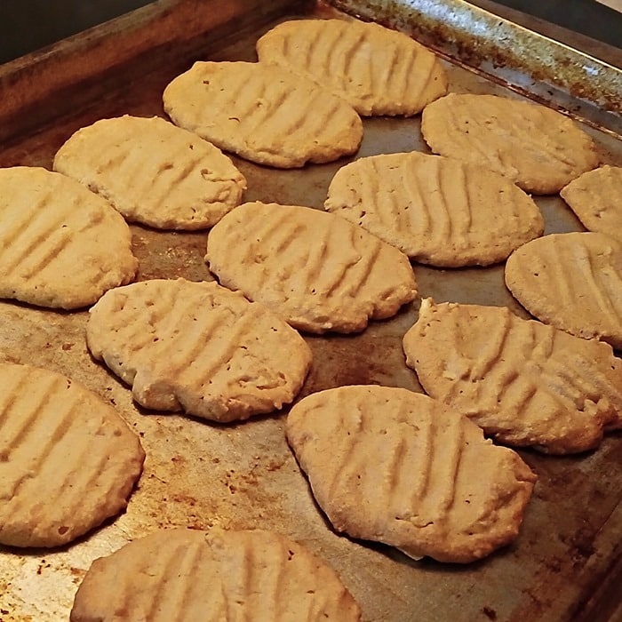 homemade peanut butter cookies 2