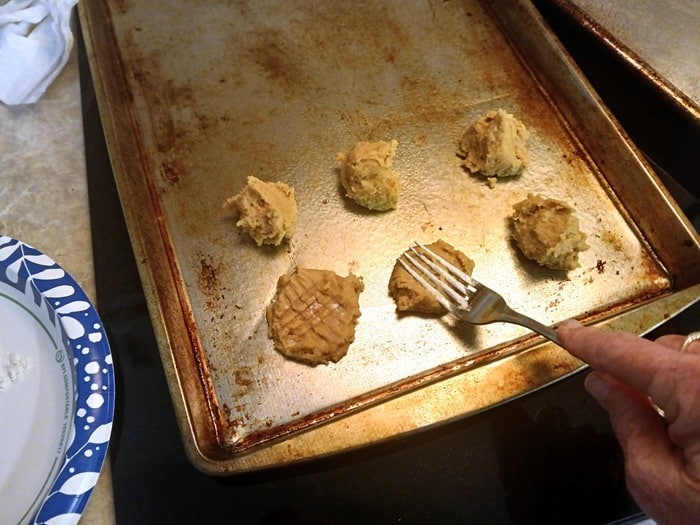 how to make Peanut Butter Cookies with extra peanut butter and potato chips