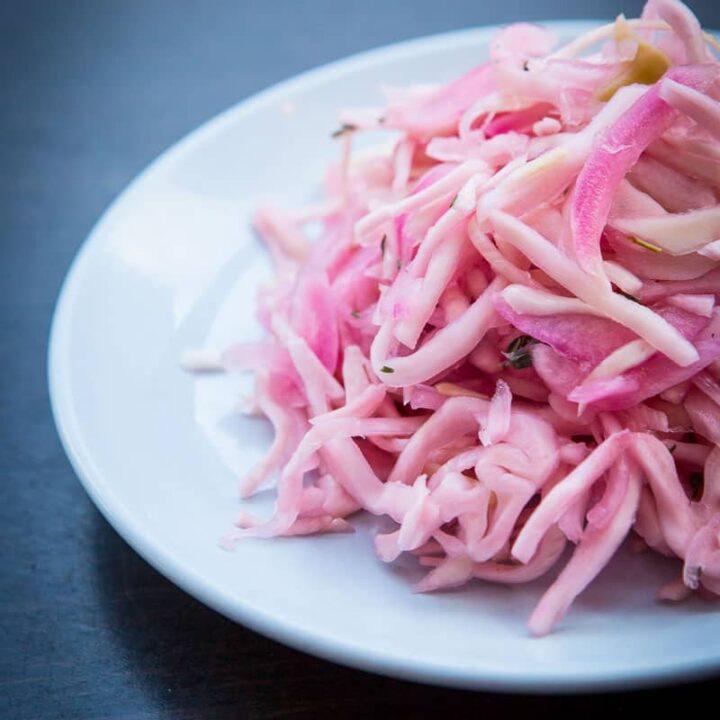 pickled cabbage slaw