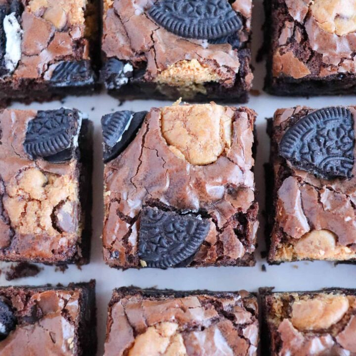 chocolate chip oreo brownies
